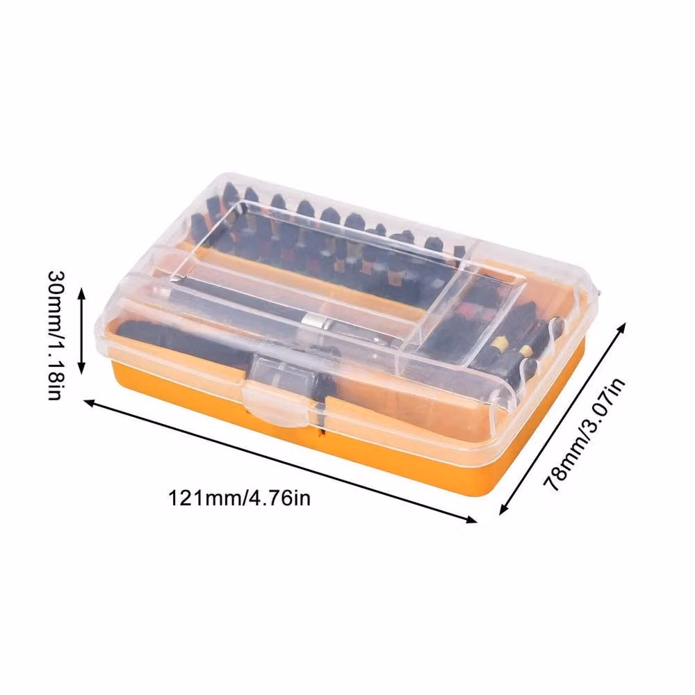 SPETLEK Magnetic Impact Drill Screwdriver Nut Bit Set in Black – 3