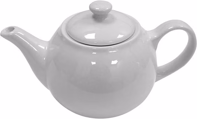 Carnaby Islington White Ceramic Teapot and Lid, 1 l
