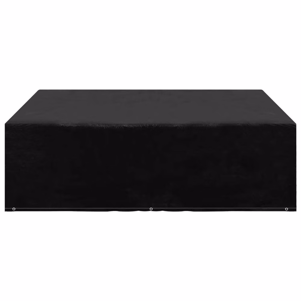 Berkfield Home Water-Repellent Bench Garden Furniture Covers, 2 Pack, Black, W/D/H: 200 x 200 x 70 cm – 3