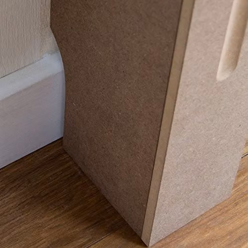 Vida Designs Milton Unfinished Small Radiator Cover, Brown, W: 78 cm, H: 82 cm, D: 19 cm – 3