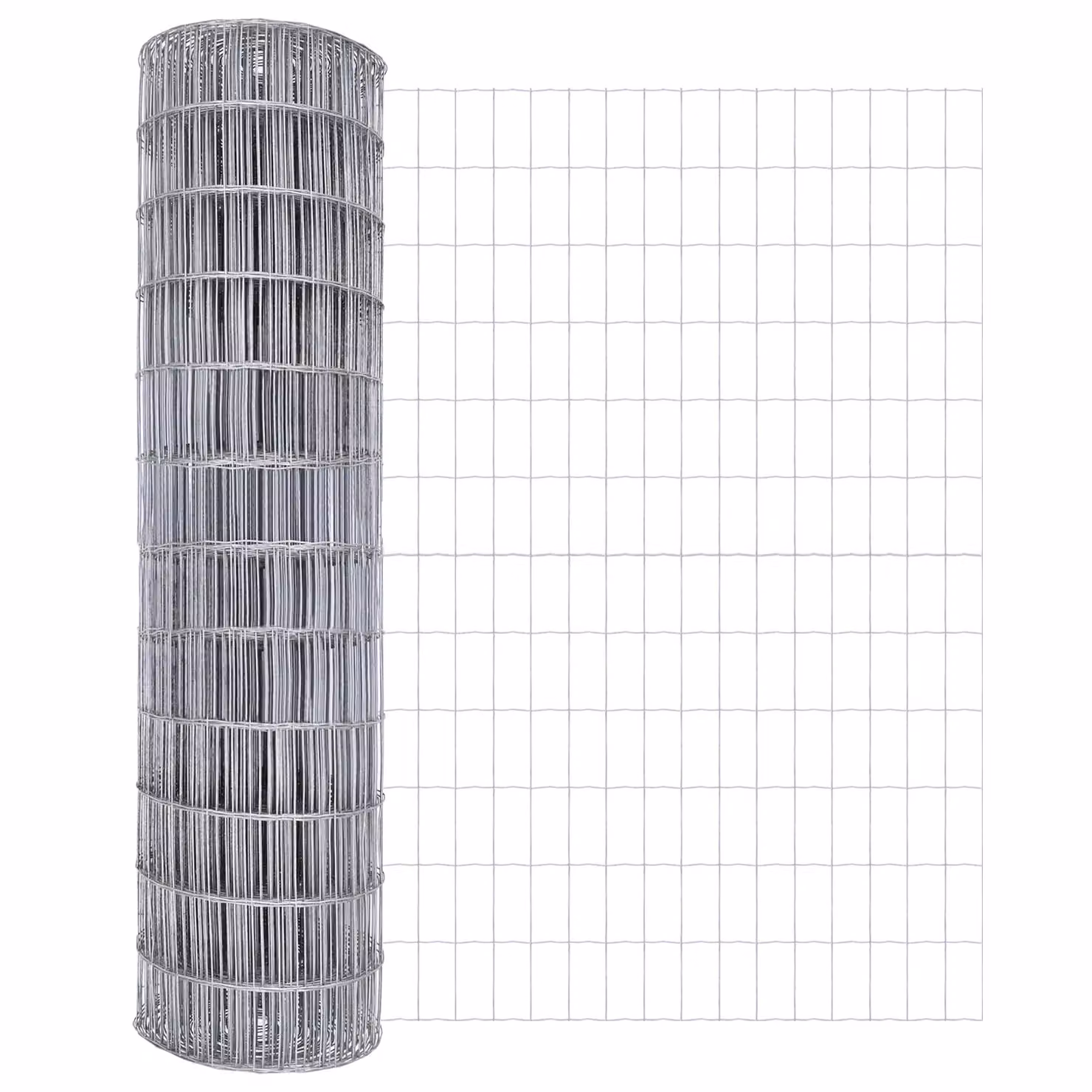 Berkfield Home Euro Fence Galvanised Steel in Grey, W/H: 10 x 1.2 m – 2