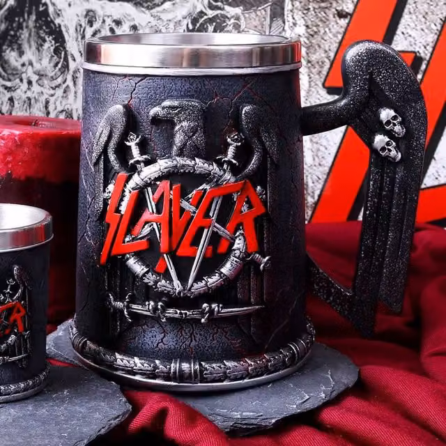 Nemesis Now Slayer Eagle Tankard Mug in Black, Height: 14 cm