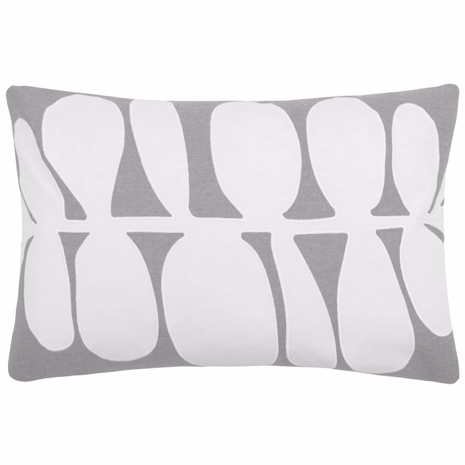 Voyage Maison Guava Floral Feather Filled Rectangular Cushion in Grey, 40 x 40 x 40 cm – 2