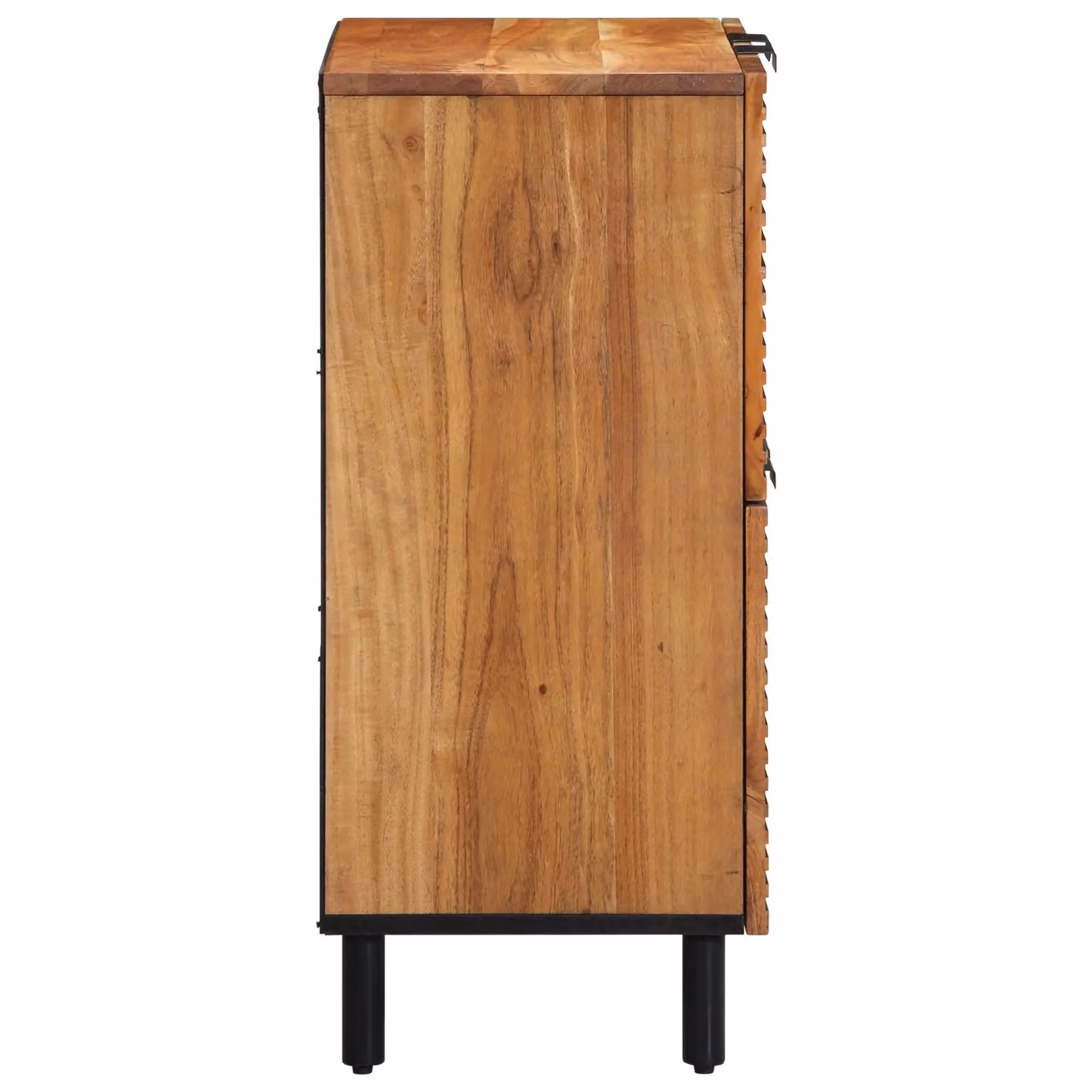 Berkfield Home Modern Acacia Wood Sideboard in Brown, W/D/H: 60 x 33 x 75 cm – 3