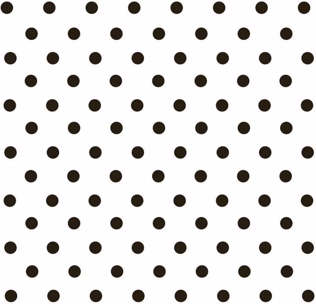 KDMD Black Polka Dot Clear Cellophane Film, W: 80 cm, L: 60 m