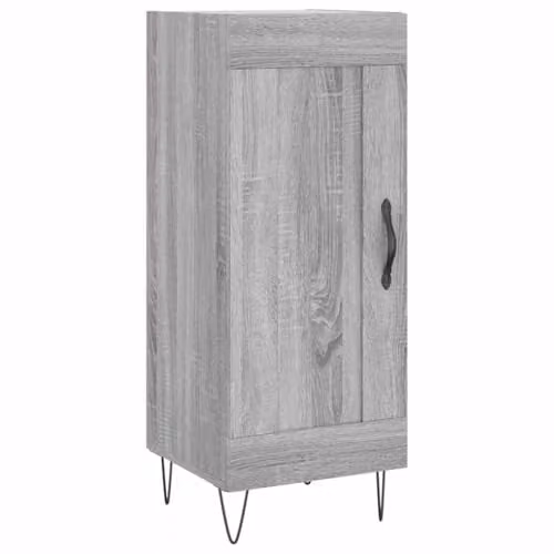 vidaXL Grey Sonoma Sideboard in Engineered Wood W/D/H: 34.5 x 34 x 90 cm – 1