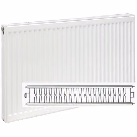 Ultraheat Double Convector Steel Radiator in White, W: 1100 mm, H: 500 mm
