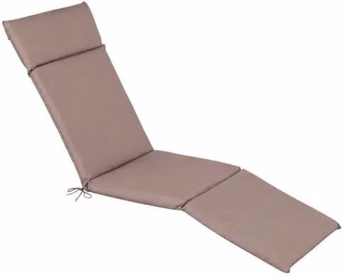 Glendale Garden & Leisure Ltd Taupe Rectangular Polyester Steamer Cushion