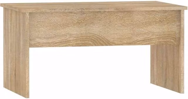 Berkfield Home Modern Sonoma Oak Coffee Table with Lift Mechanism, W/D/H: 80 x 50.5 x 41.5 cm