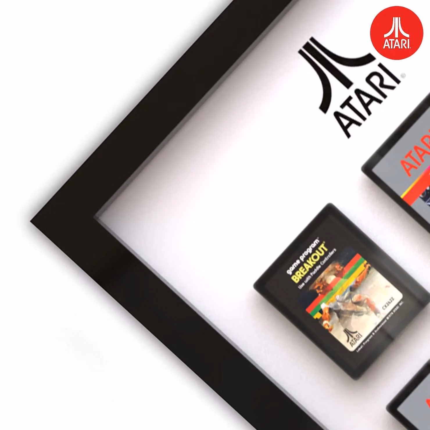 Thumbs Up Official Atari 3D Wall Art Cartridge Collection in Black – 3