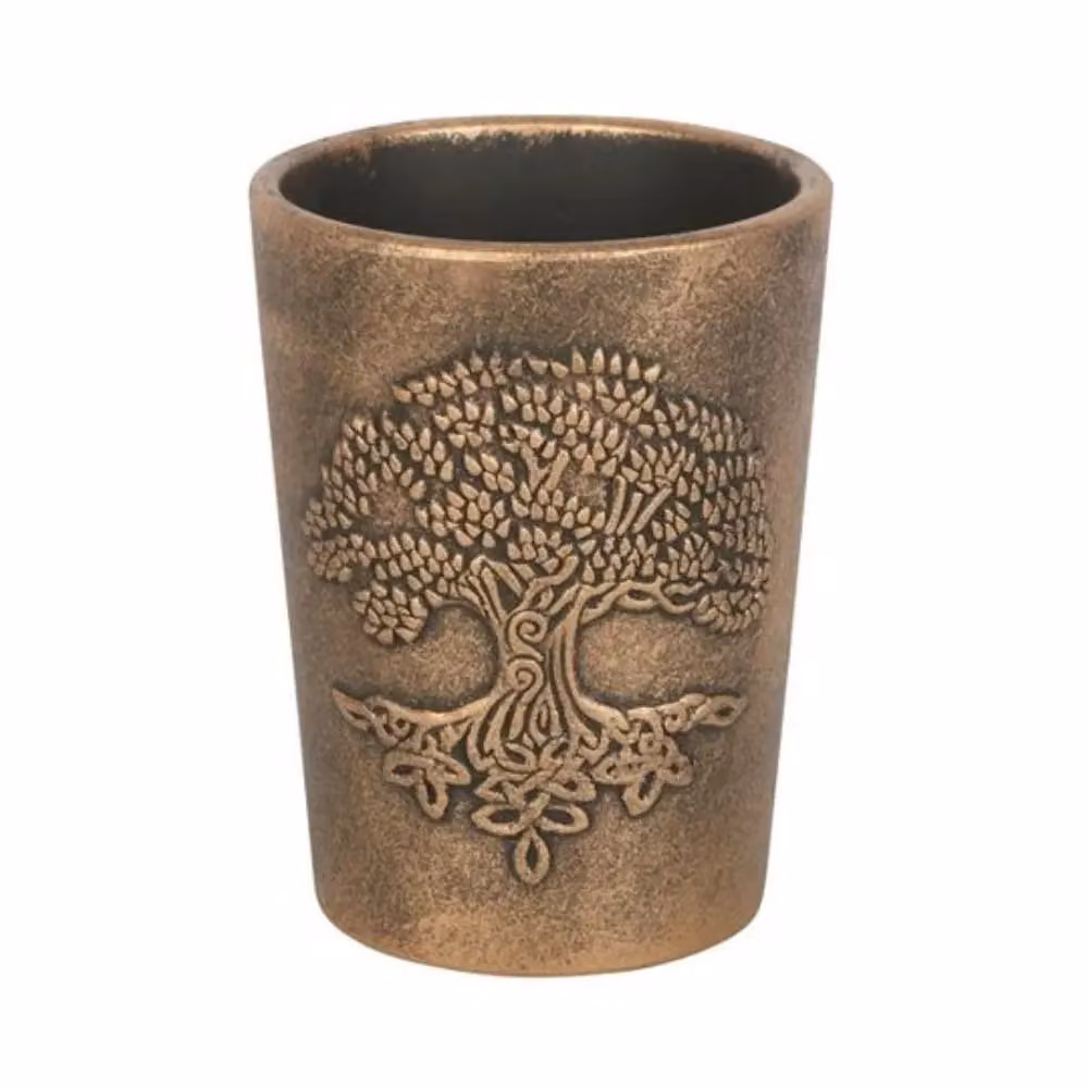 Garden Greatness Tree of Life Terracotta Bronze Ornamental Plant Pot – 2