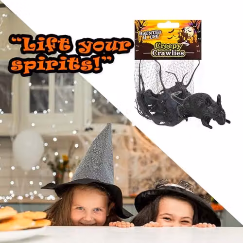 VFM e-Store Halloween Creepy Crawlies Set in Black – 6