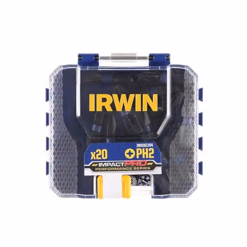 IRWIN Impact Pro Performance PH2 25mm Screwdriver Bits, Pack of 20, Black and Multicolour – 2