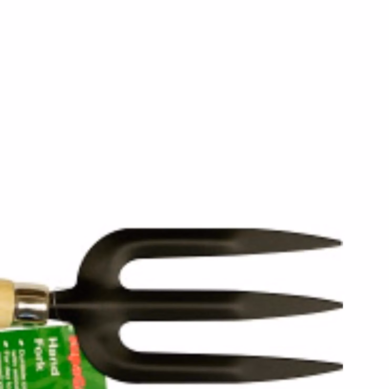 SupaGarden Hand Fork in Green and Black with Steel and Wood Construction – 2