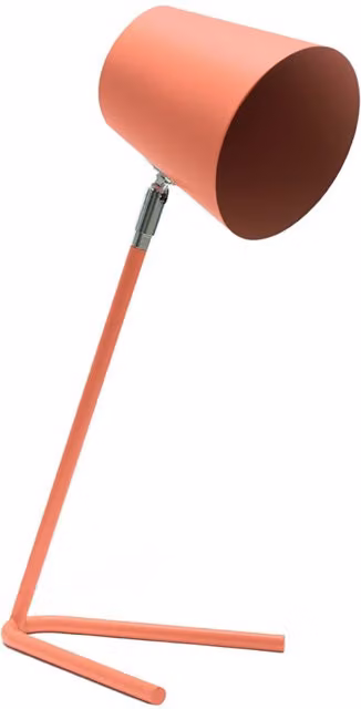 ValueLights Lark Task Desk Lamp in Coral Pink Metal