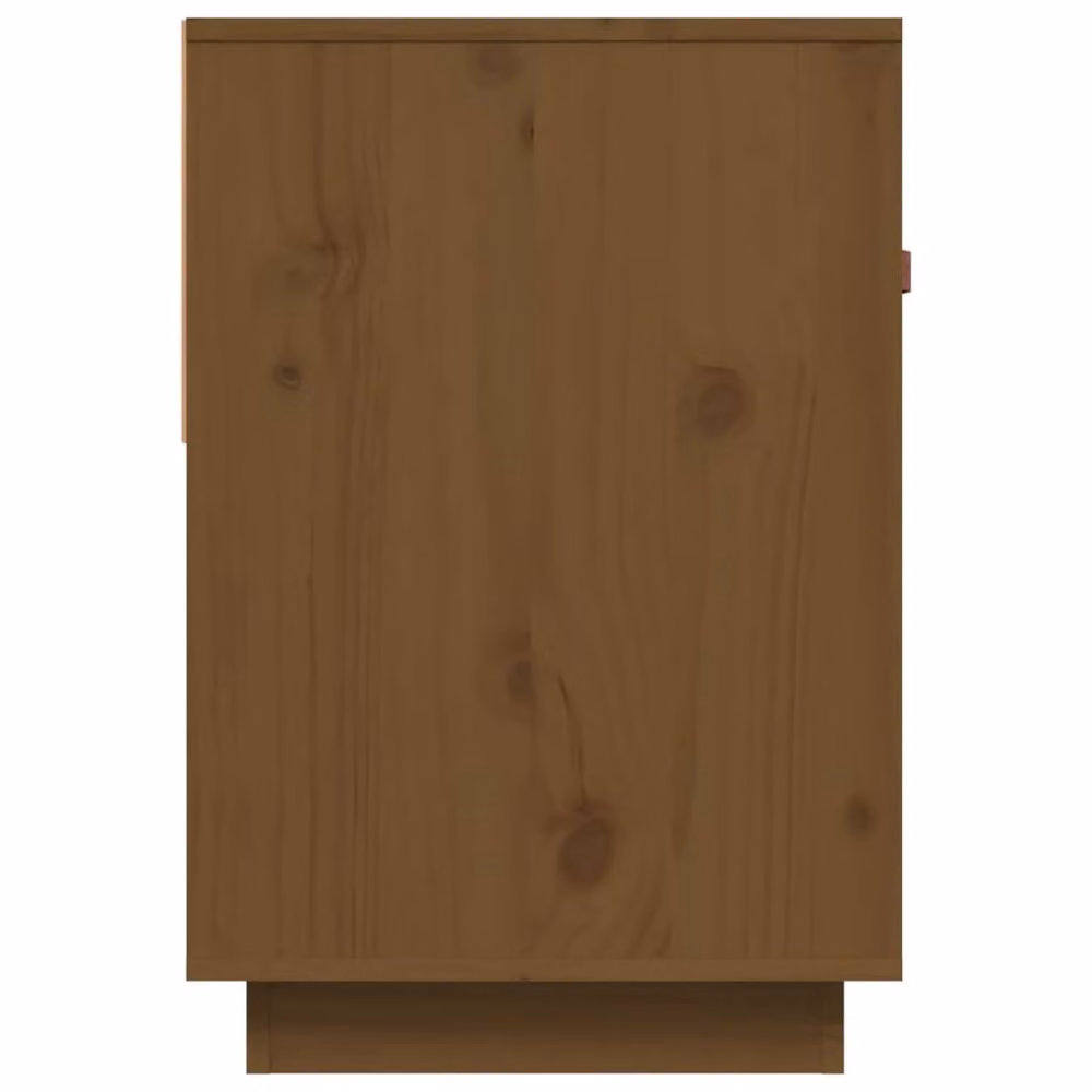 Berkfield Home Honey Brown Solid Wood Pine TV Cabinet W/D/H: 90 x 40 x 60 cm – 5