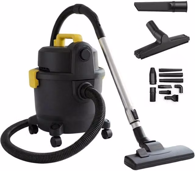 Kelvenix Spector Wet & Dry Cylinder Vacuum Cleaner in Black