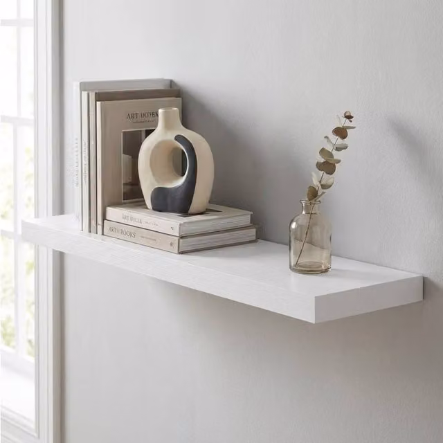 Garden Greatness Urban White Floating Shelf