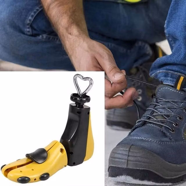 FLAVORA Yellow 4-Way Universal Adjustable Shoe Expander, Size: 500mm – 1