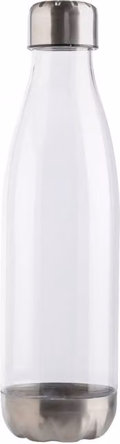 XD Design Stainless Steel Water Bottle, 500ml, Transparent