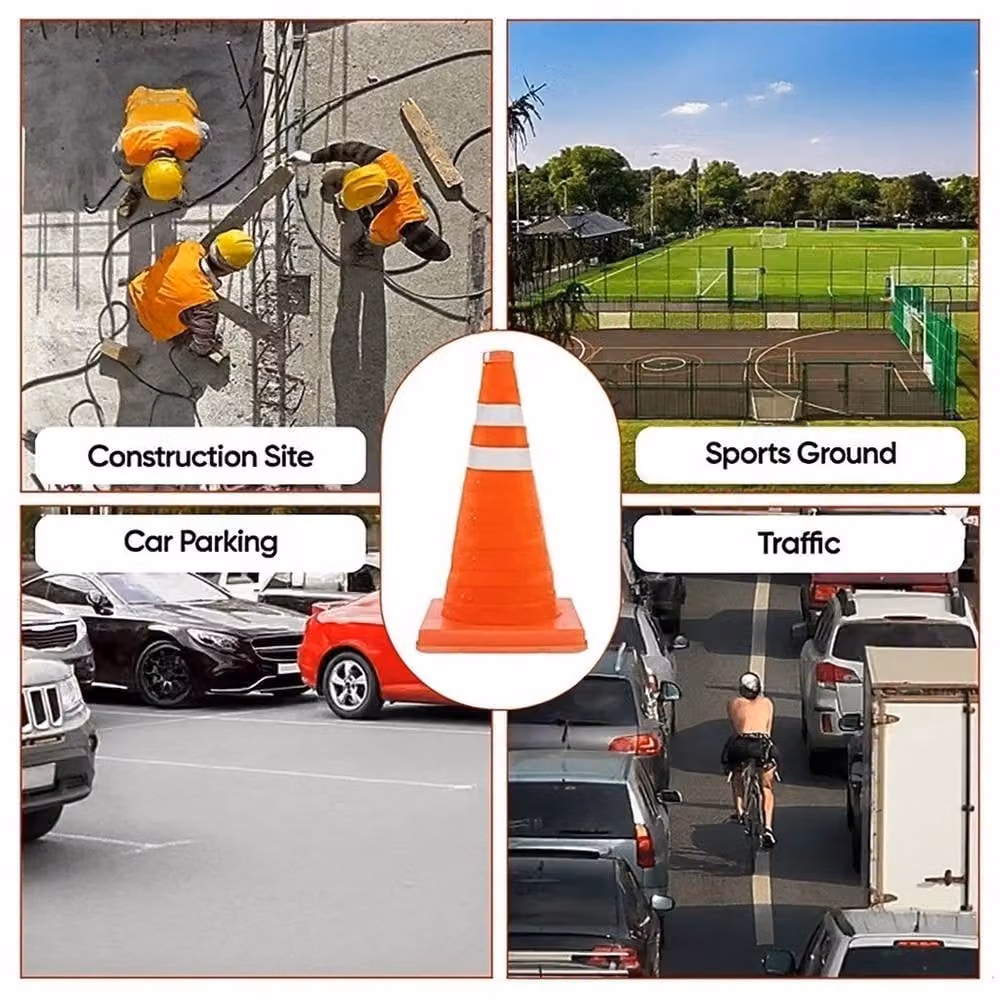 Nordara Orange Plastic Traffic Cone, Height: 45.72 cm – 4