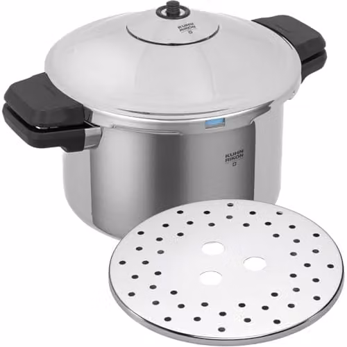Kuhn Rikon Stainless Steel and Aluminium Pressure Cooker Multi Cooker Pot, Silver, 5 l – 1