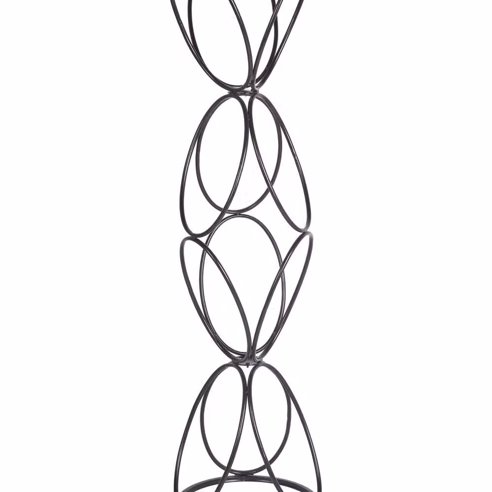 Wyld and Coco Industrial Black Metal Freestanding Post Tree Coat Stand, Height: 160 cm – 2