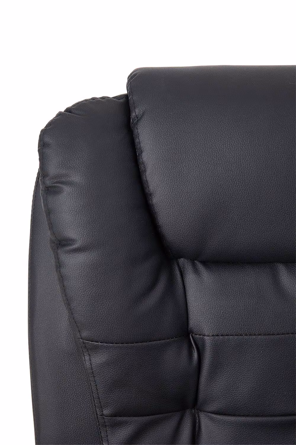 Living and Home Black Synthetic Leather Executive Swivel Office Chair with 7-Point Massage and Armrests – 3