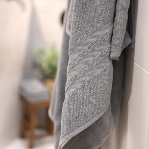 Nicola Spring Cotton Bath Sheet in Grey, W/D/H: 160 x 90 cm – 3