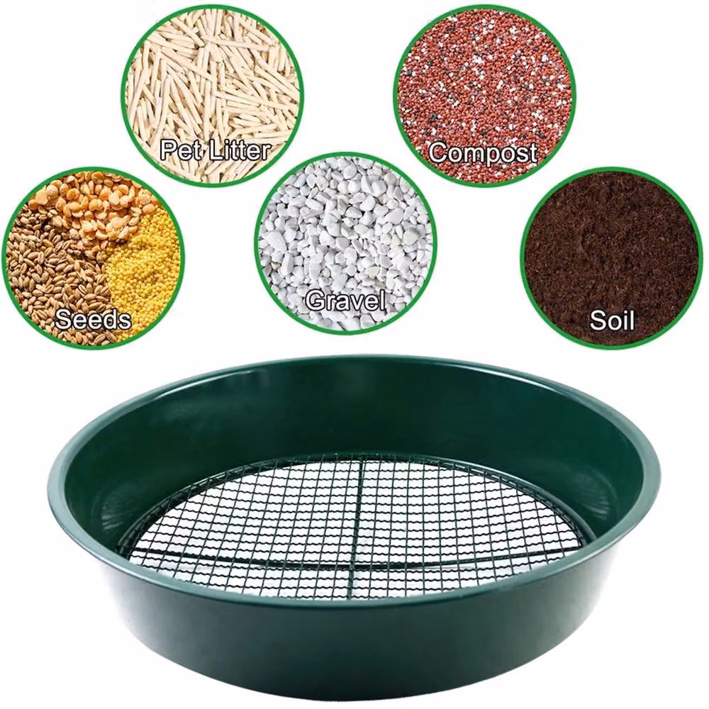 Nordara Large Green Garden Sieve Riddle for Soil and Compost Sifting – 3
