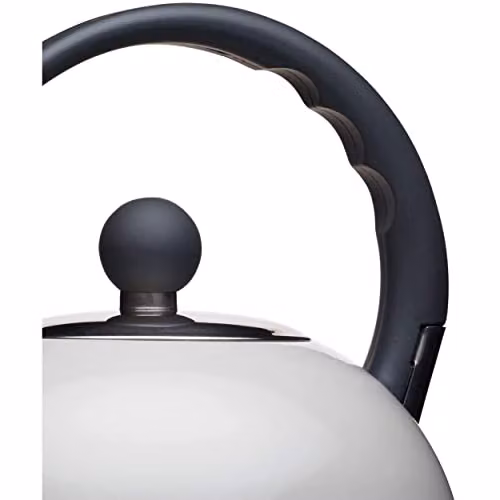 KitchenCraft Living Nostalgia Whistling Stove Top Kettle, 1.3L, Grey – 4
