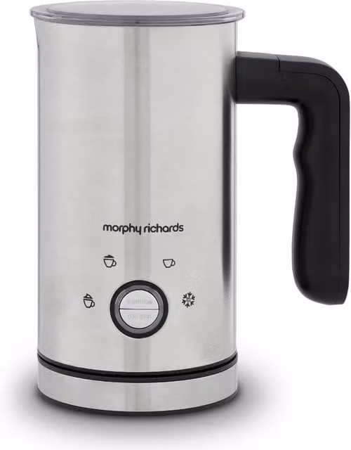 Morphy Richards Brew & Blend Electric Milk Frother in Silver with Stainless Steel and Auto Shut-off