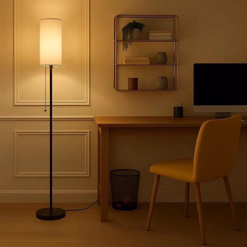 SPETLEK Modern Beige Floor Lamp with Remote Control for Living Room – 2