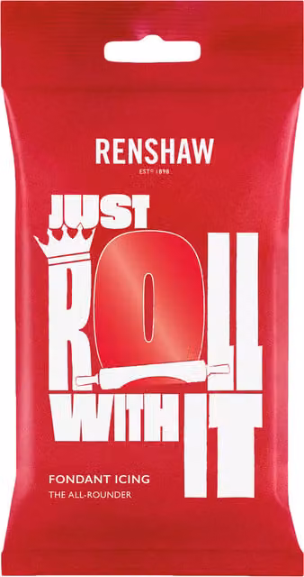 Renshaw Fondant Icing in Poppy Red