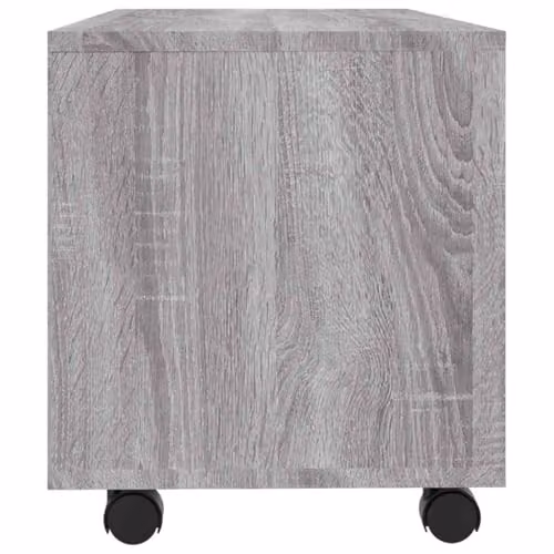 vidaXL Modern Grey TV Cabinet with Castors, W/D/H: 90 x 35 x 35 cm – 4
