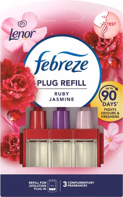 Febreze 3Volution Plug-In Refill 20ml Ruby Jasmine Multicolour