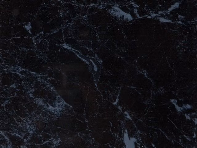 Neptune Black Marble Stone Look Bathroom Wall Panel W: 100 cm, H: 240 cm, D: 1 cm