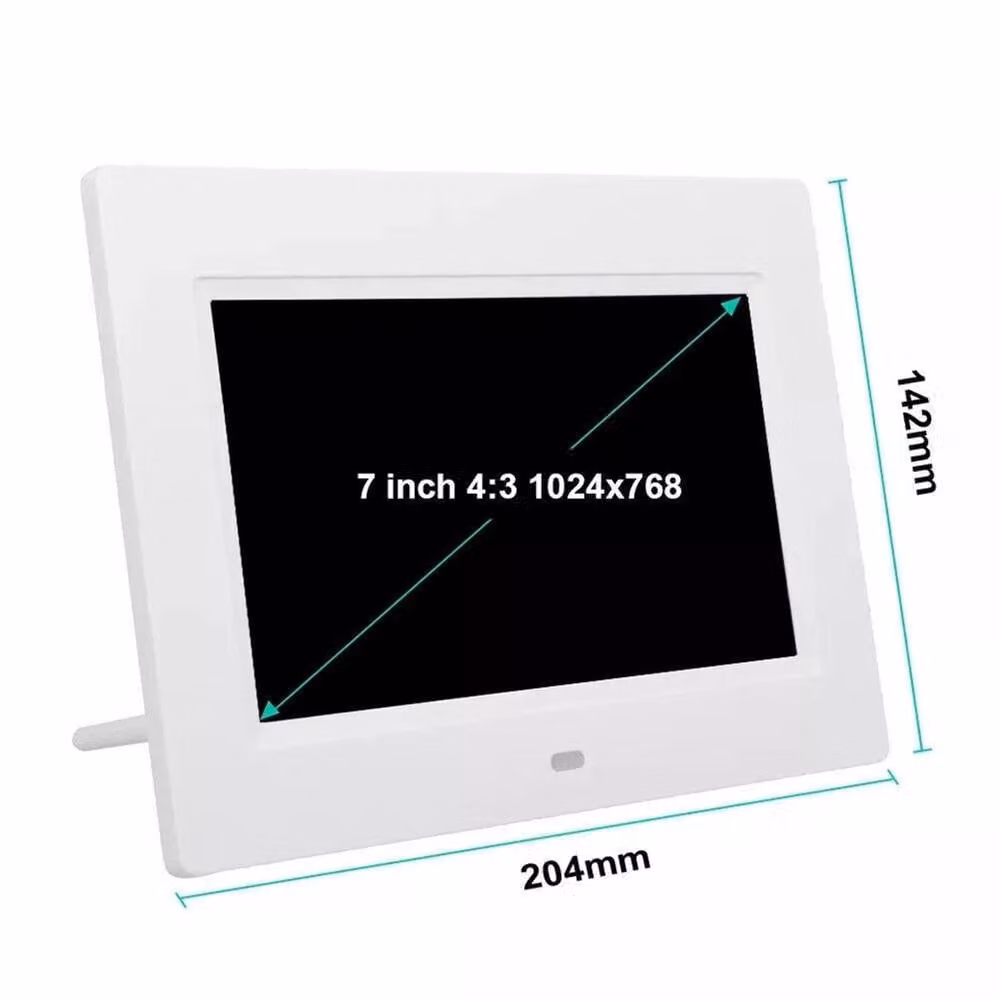 EONLION White 7 inch Digital Alarm Clock with LCD Calendar – 2