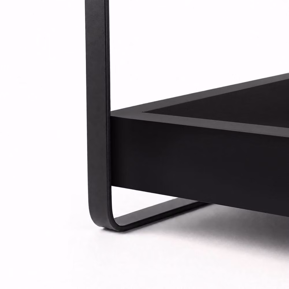 Levede 2 Tier Black Bathroom Organiser and Skincare Vanity Storage Shelf – 4