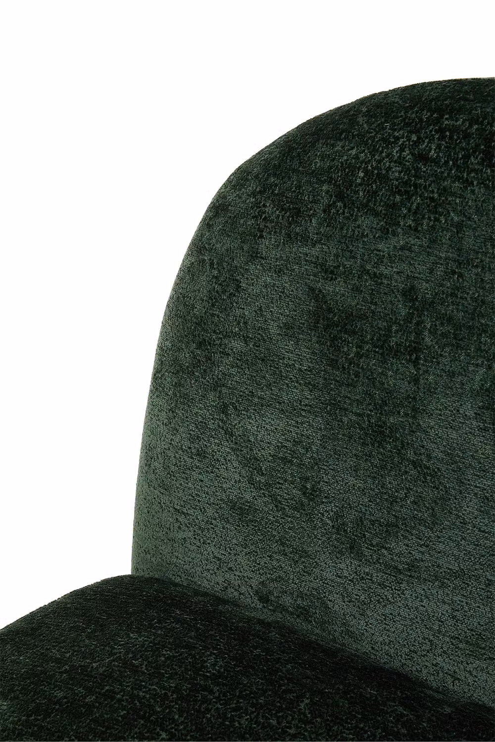Living and Home Dark Green Modern Chenille Upholstered Lounge Chair with Armrests – 4