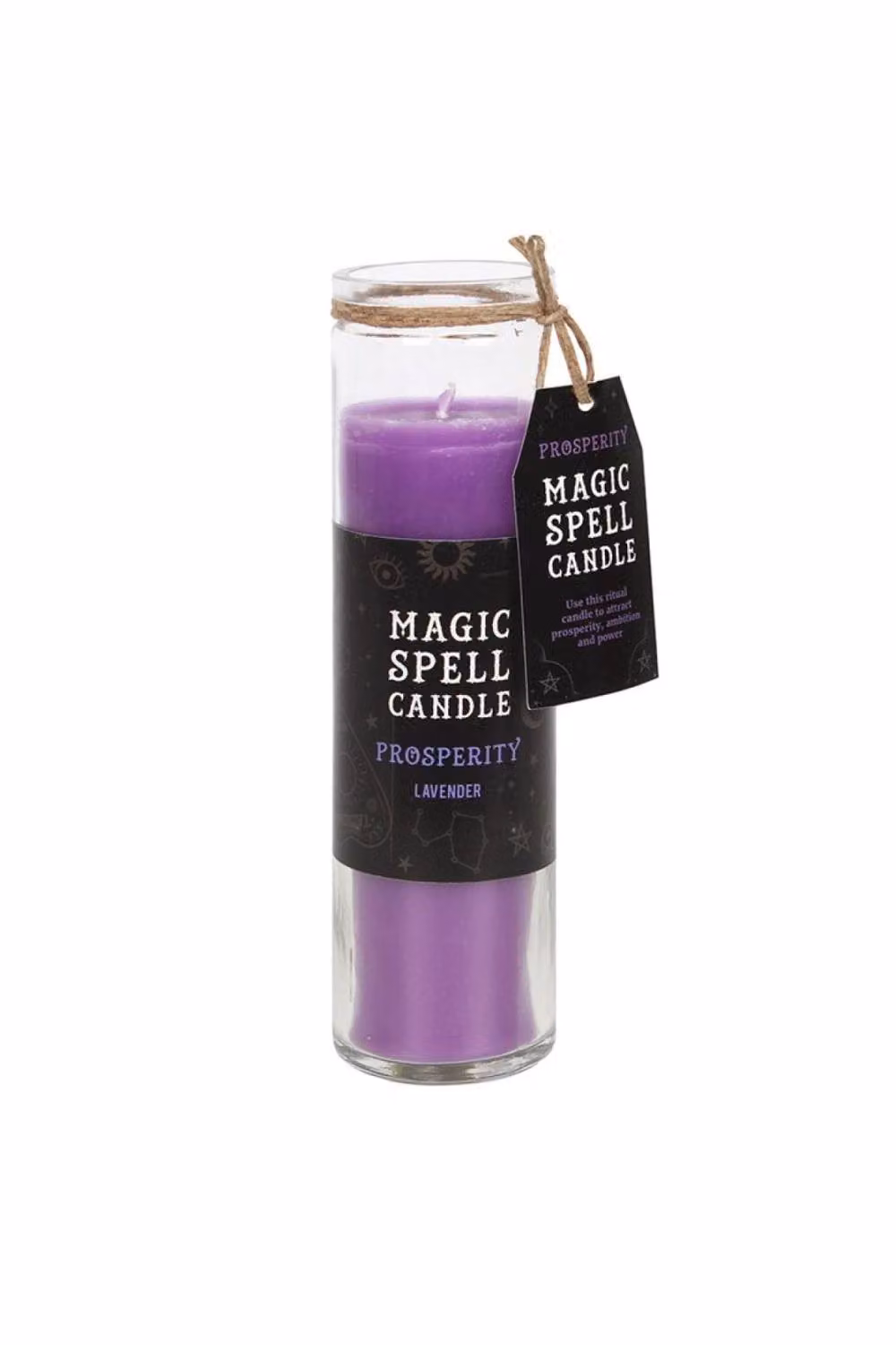 KDMD Prosperity Lavender Spell Candle for Abundance and Growth, Purple Floral Pillar Votive – 2