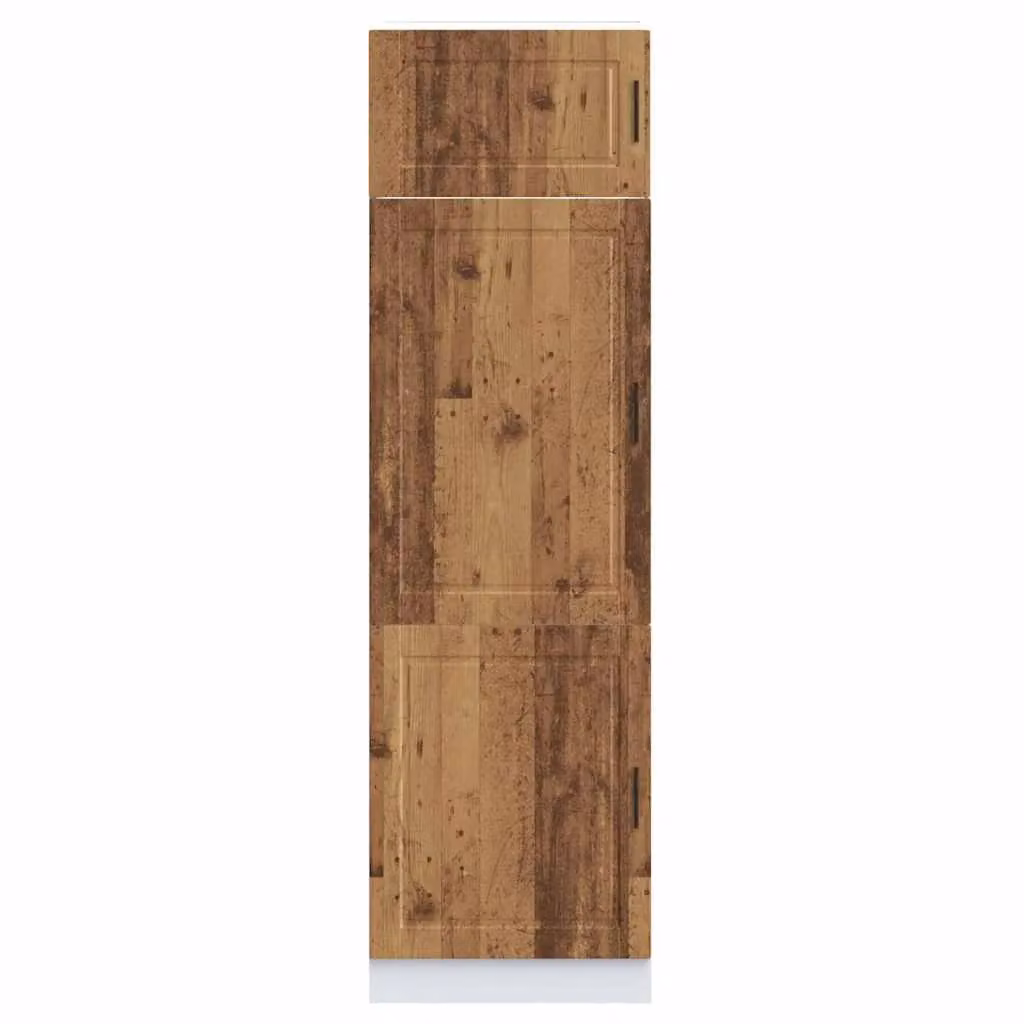 Berkfield Home Porto Kitchen Wall Unit in Brown Rustic Engineered Wood – 2