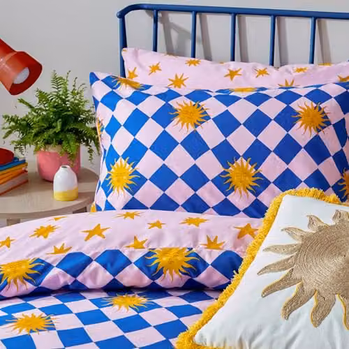 Riva Home Antares Reversible Multicolour Cotton and Polyester Duvet Cover Set, W/H: 220 x 200 cm – 2