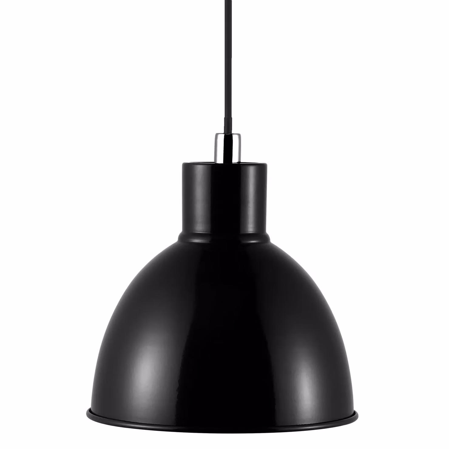 Nordlux Pop Pendant Light Black Metal E27 Modern Dome Design, Diameter: 22 cm – 2