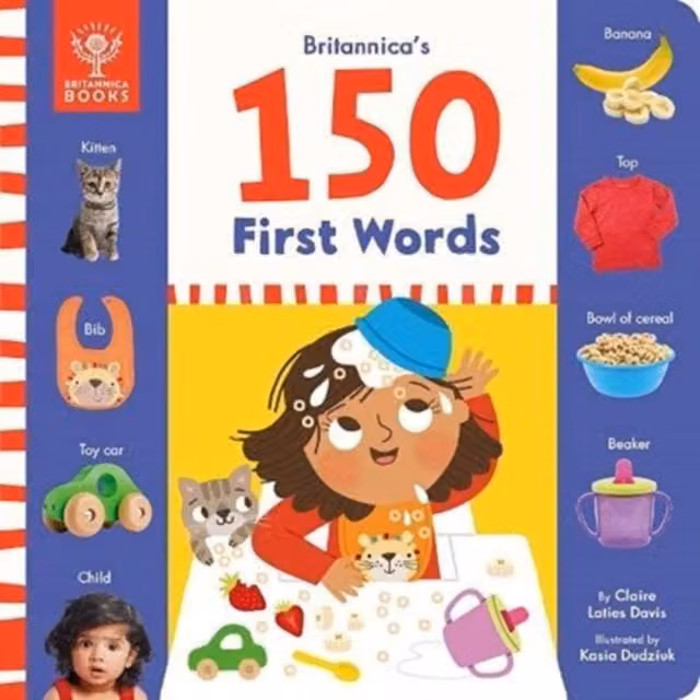 Britannica Group 150 First Words Hardback Book, Multicolour