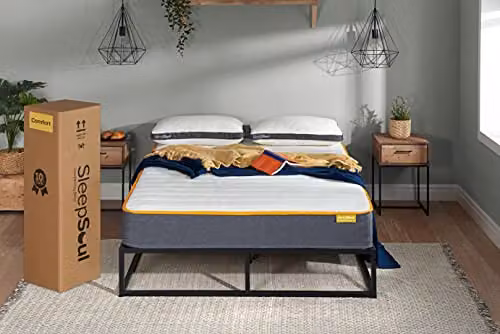 SleepSoul Hybrid Comfort Mattress in White, H x W x D: 23 x 135 x 190 cm – 5