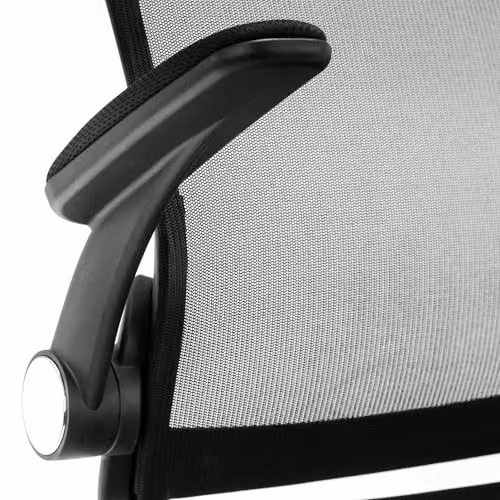 Julian Bowen Imola Modern Task Chair in Black and Silver – 6
