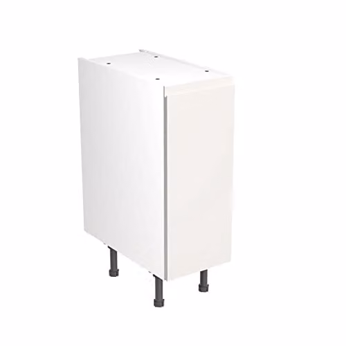 Kitchen Kit White Matt J-Pull Flatpack Base Cabinet with Soft Close Doors W/D/H: 30 x 30 x 87 cm – 1