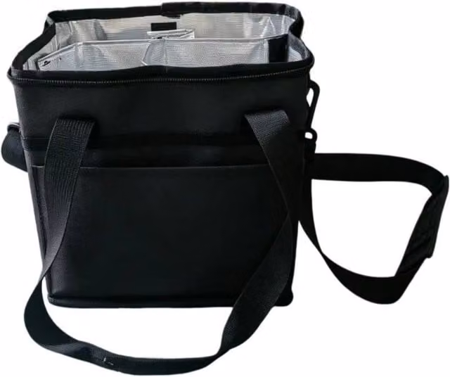 Quipulse Insulated Fabric Tote Bag in Black – 1