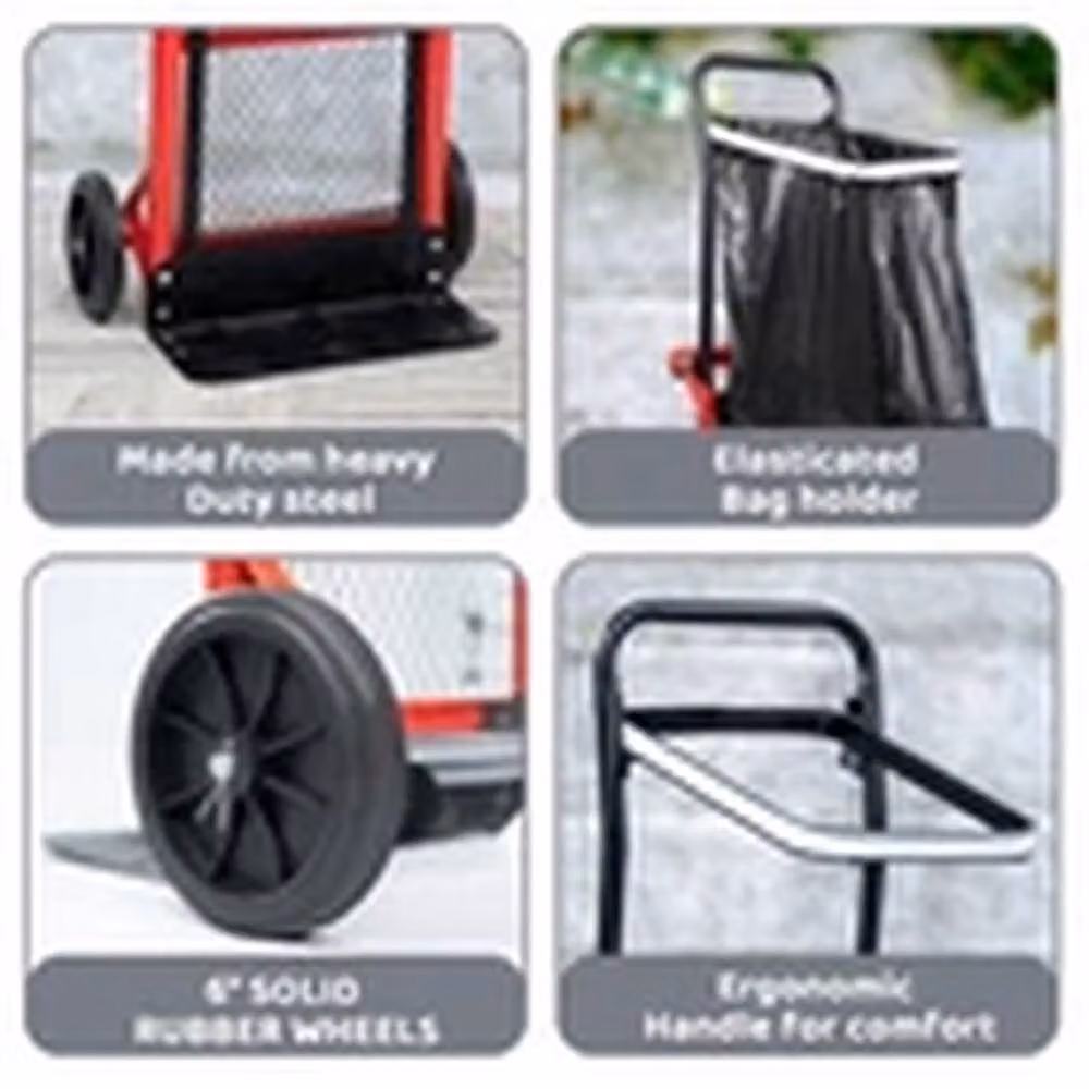 EONLION Heavy Duty Folding Sack Truck Trolley Industrial Hand Cart in Black – 4